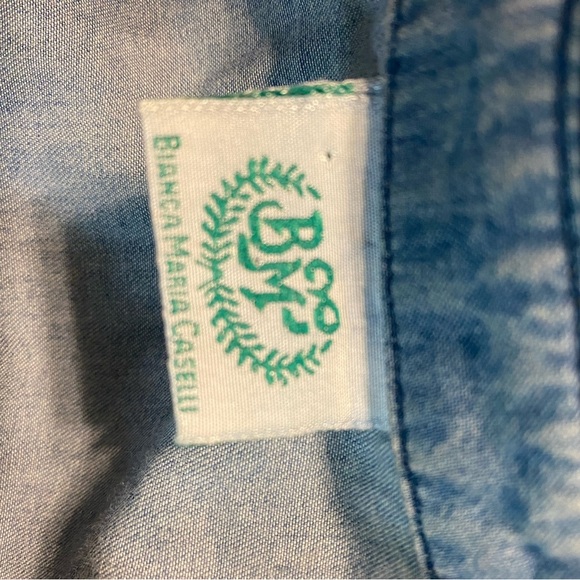 Bianca Maria Caselli Shirt Blouse Floral Lace Size XXL - Picture 7 of 9